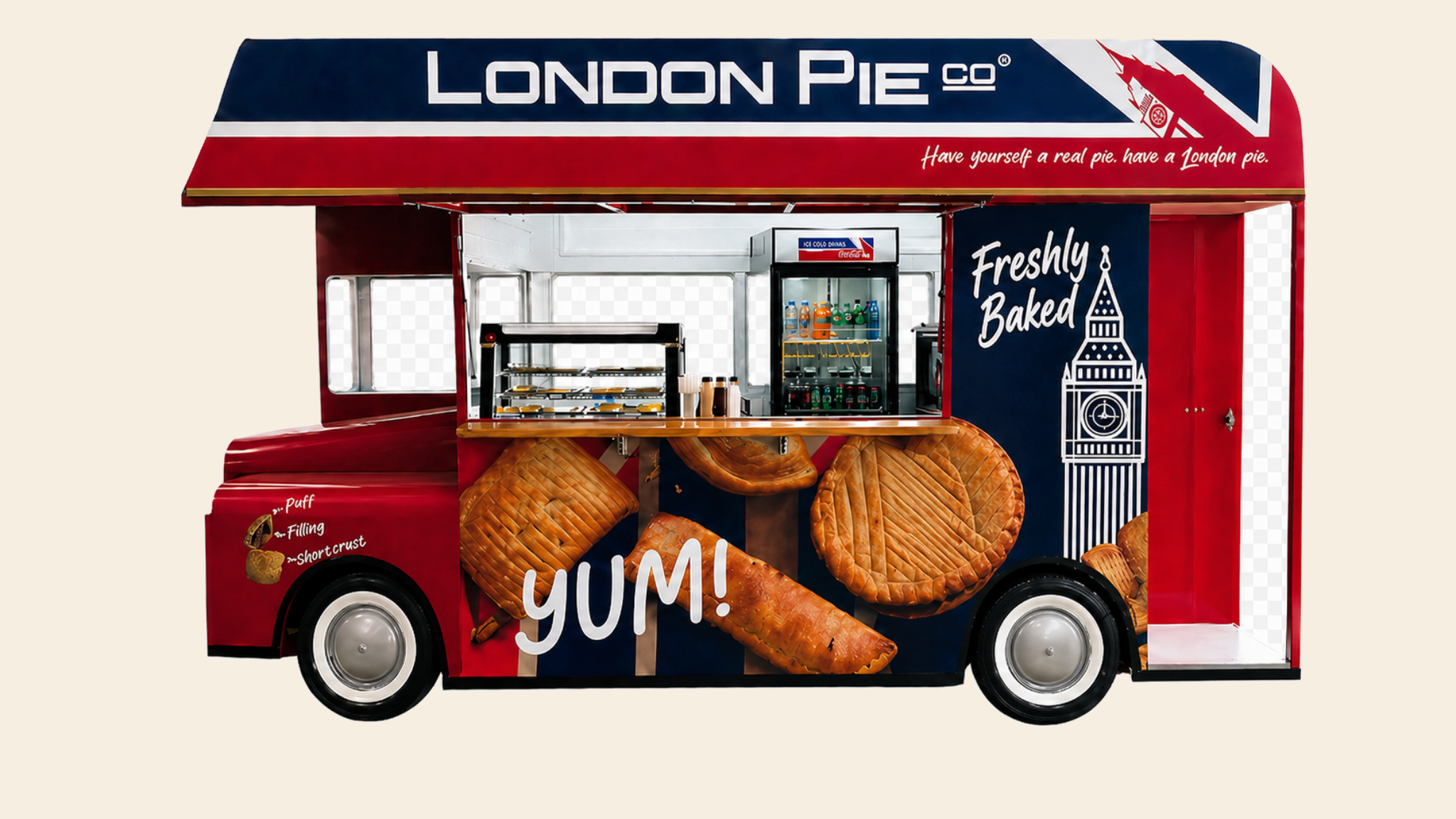 London Pie bus